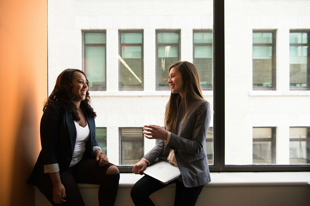 calm business discussion